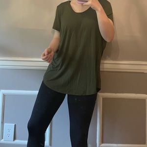 A.N.A olive green tshirt